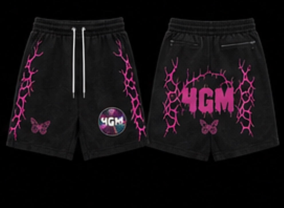 4GM DISCO BLACK SHORTS