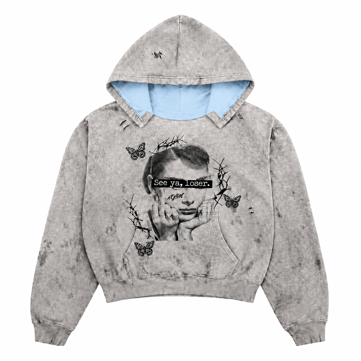 4GM SEE YA LOSER BLUE EDITION HOODIE