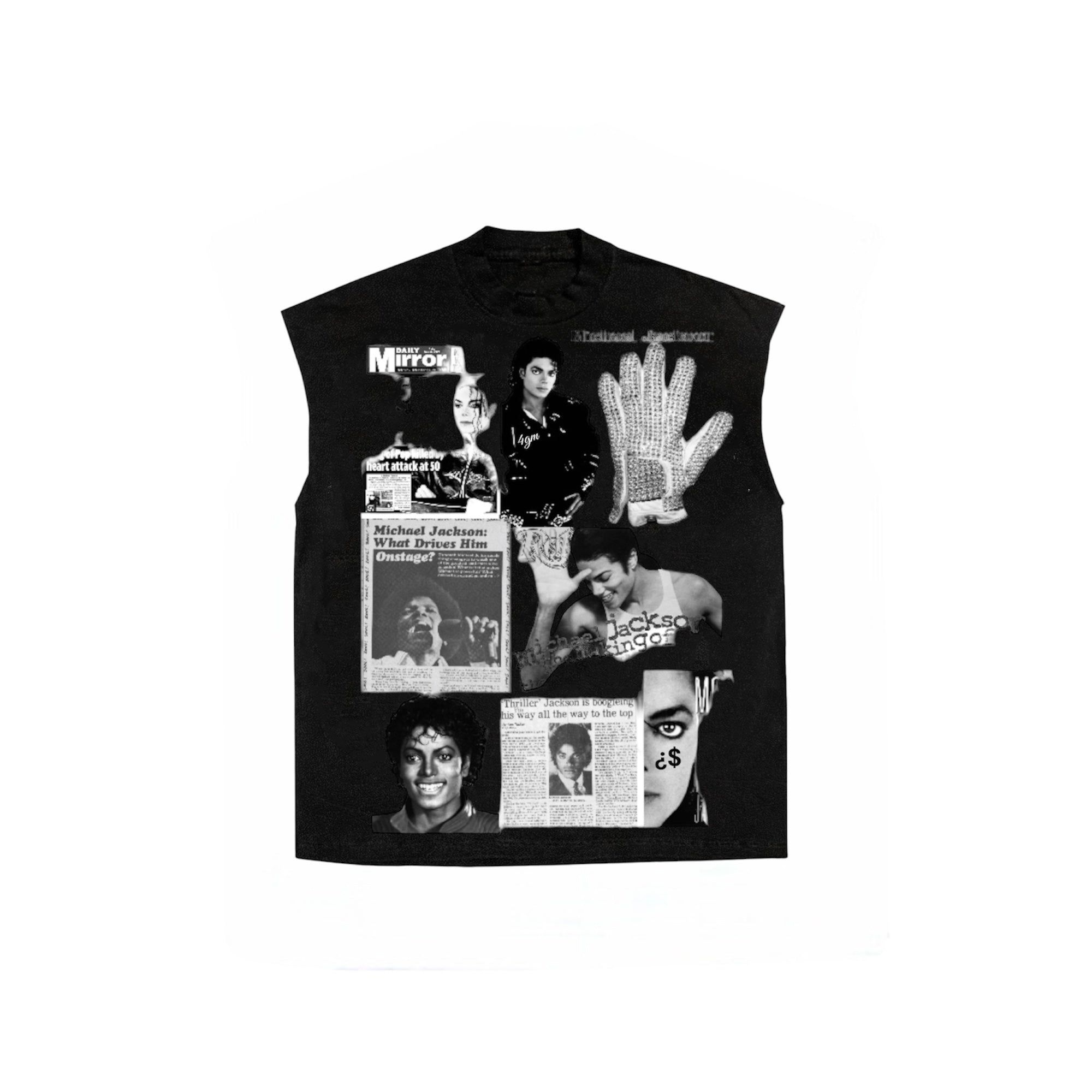 4GM MICHAEL JACKSON CUT OFF T
